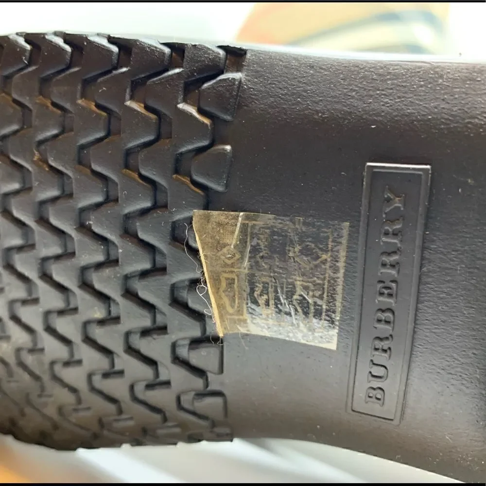 Burberry Rain-boots Nova Check & Rubber Size: 37